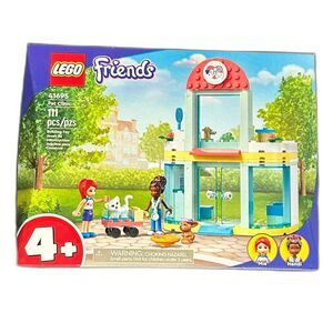 LEGO Friends Pet Clinic 41695 Building Kit; with 2 Mini-Dolls Cat Rabbit